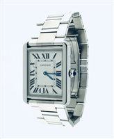 Orologio Cartier TANK SOLO  in Acciaio W5200014-3XXXXXXXX1WX